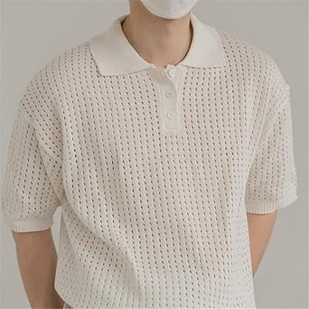 VICTIM『KNIT POLO SHIRT』*オートミール* 61i+Ks3cToL._AC_SX342_.jpg